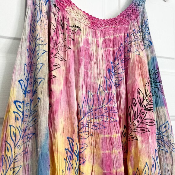 Sakkas Amalia Picot Trim Scoop Neck Tank - Picture 2 of 5